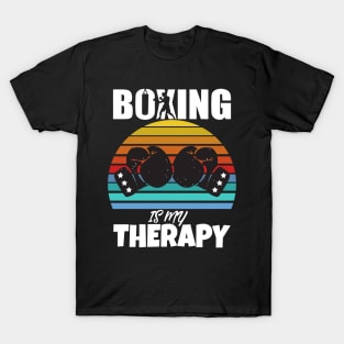 Boxing Is My Therapy T-Shirt